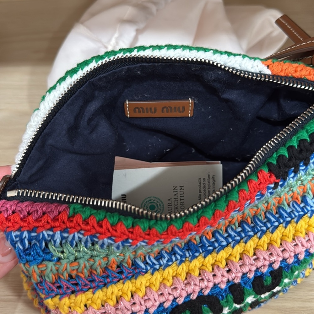 MIU MIU crochet pouch bag - Picture 5 of 6